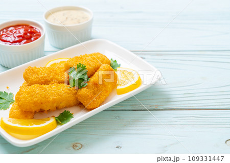 fried fish finger stick or french fries fish fried fish finger stick or french fries fish 109331447