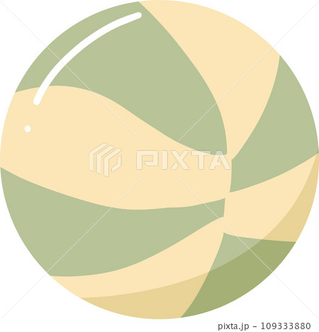 Green and yellow ball 109333880