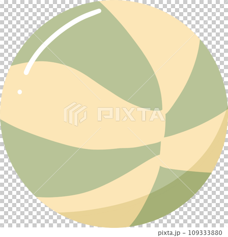 Green and yellow ball 109333880
