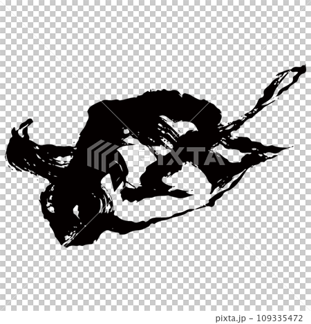 Turtle sumi-e style illustration material vector Turtle sumi-e style illustration material vector 109335472