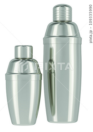 Cocktail shakers, 3D rendering 109335990