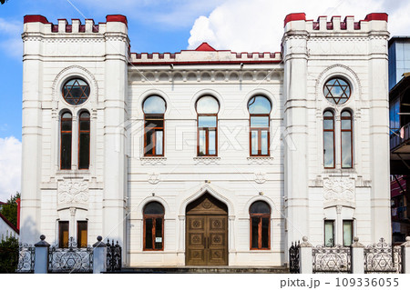 front view of Batumi Synagogue in Batumi city front view of Batumi Synagogue in Batumi city 109336055