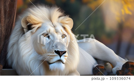 King of the jungle Lion with magnificent look and intimidating and ready to attack King of the jungle Lion with magnificent look and intimidating and ready to attack 109336074