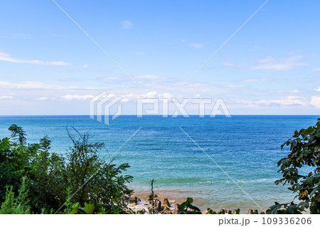 coastline and view of Black Sea from Sapri, Adjara coastline and view of Black Sea from Sapri, Adjara 109336206