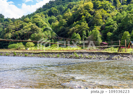 suspension bridge over Machakhelistsqali river 109336223