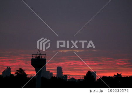 スカイツリー朝焼け 109339573