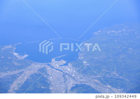 久慈市上空風景 109342449