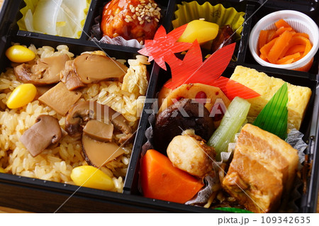 松茸ご飯の和食弁当 松茸ご飯の和食弁当 109342635