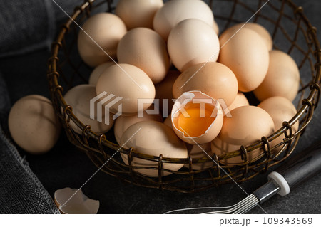 eggs in a basket 109343569