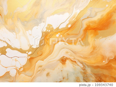 Rose pink liquid watercolor background with golden dots. Dusty blush marble alcohol ink drawing effect Rose pink liquid watercolor background with golden dots. Dusty blush marble alcohol ink drawing effect 109343740