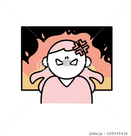 激怒する女性 激怒する女性 109345416