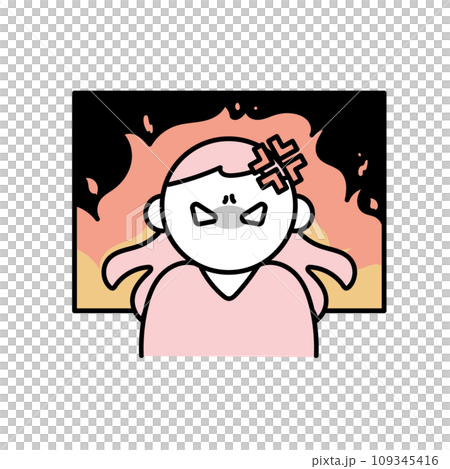 激怒する女性 激怒する女性 109345416