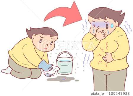 病気・疾病 - 吐瀉物・空気感染・ノロウイルス 109345988