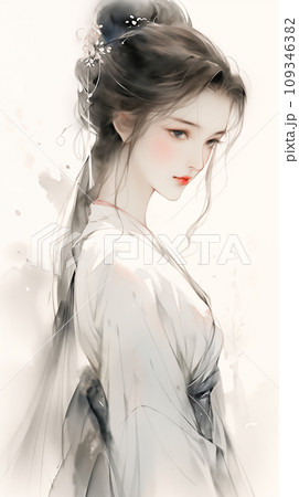 女性 女の人 女のイラスト素材 [109346382] - PIXTA