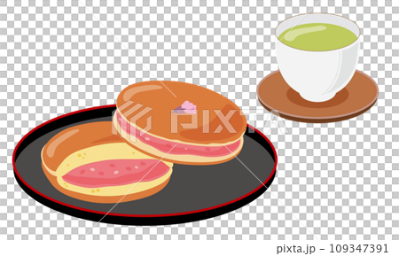 櫻花銅鑼燒和茶 109347391