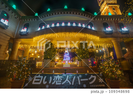 白い恋人パークのイルミネーション 109348698