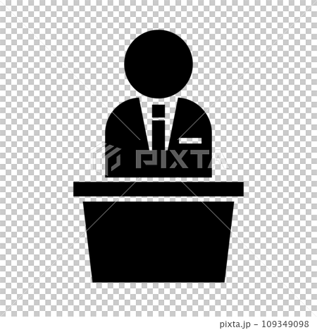 politician silhouette icon politician silhouette icon 109349098