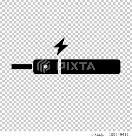 Electronic cigarette icon. vape pen. vector. 109349411