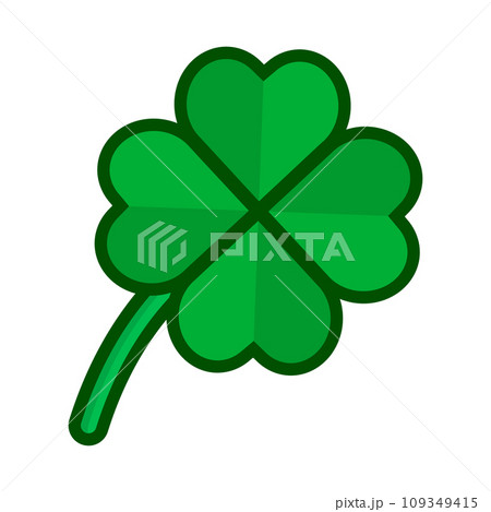 四つ葉のクローバー 緑 109349415