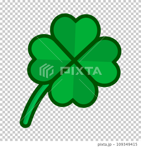 四つ葉のクローバー 緑 109349415