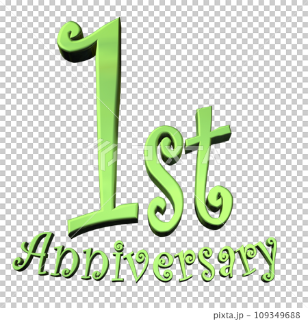 3DCG角色「1st Anniversary/一週年」綠、綠 3DCG角色「1st Anniversary/一週年」綠、綠 109349688