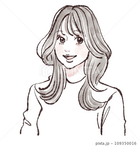 女性・女の子のイラスト素材 109350016