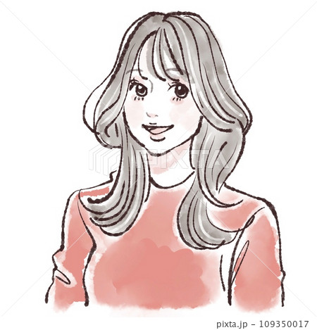 女性・女の子のイラスト素材 109350017
