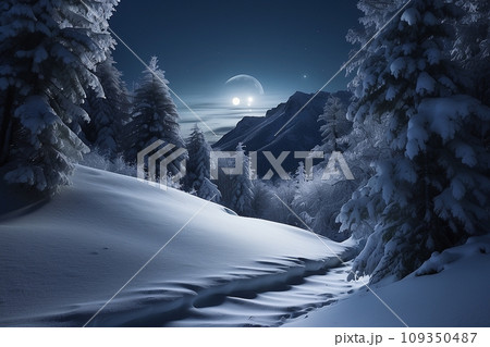 雪景色 雪景色 109350487