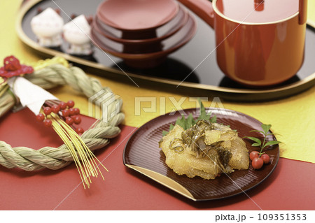 お正月料理 松前漬け 109351353