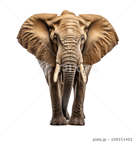Elephant Ambesonne、象水彩スタイルイラスト野生生物サファリ