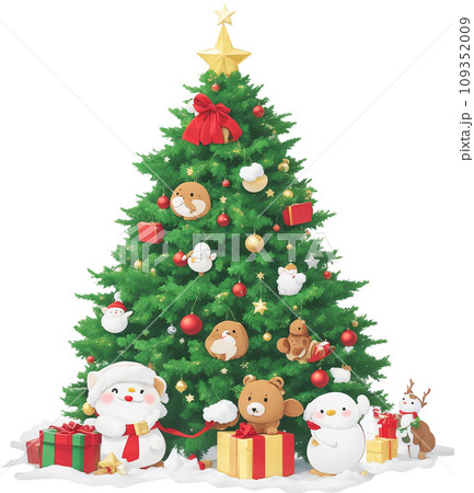 christmas tree white background christmas tree white background 109352009