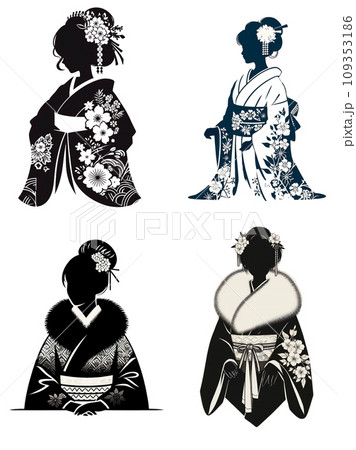 着物　女性　成人式　セット 109353186