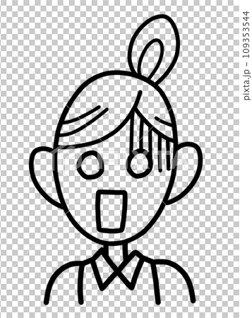 Shocked office lady Shocked office lady 109353544