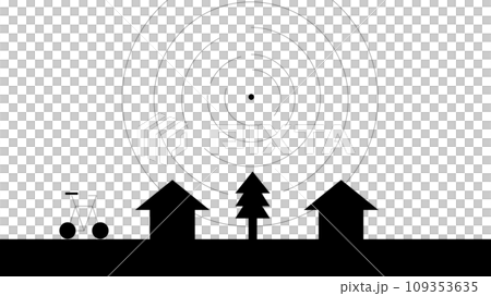 北の空の星の動き 北の空の星の動き 109353635