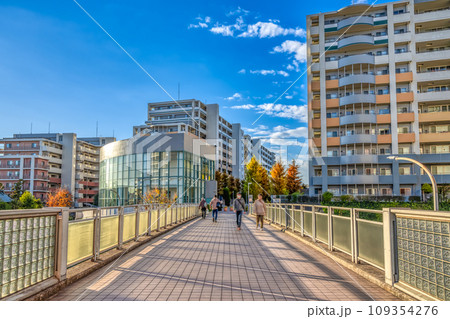 横浜の都市風景　センター北駅 109354276