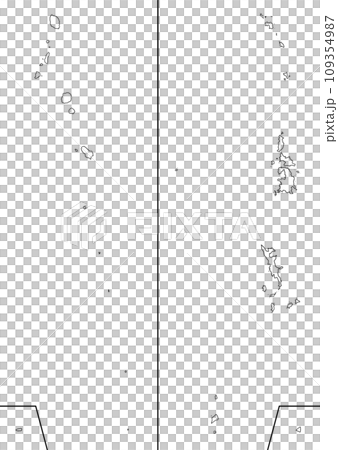 Blank map Izu/Ogasawara Islands Blank map Izu/Ogasawara Islands 109354987