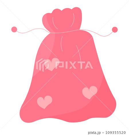 bag menstrual cup storage transport colored icon 109355520
