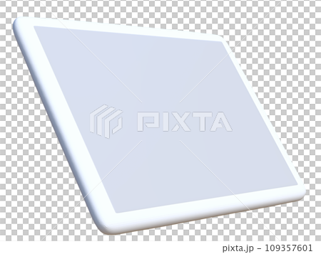 タブレット端末　3DCG 109357601