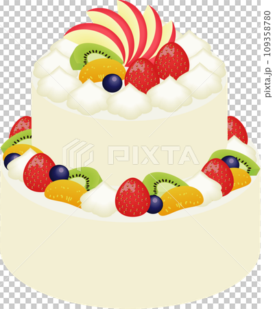 Fruit decoration cake 109358780