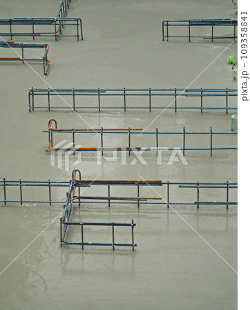 戸建て住宅の基礎工事・ベタ基礎 109358841