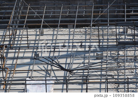 戸建て住宅の基礎工事・ベタ基礎 109358858