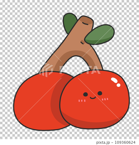 fruit cute cartoon hand drawn 109360624