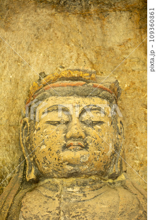 臼杵石仏の大日如来像 臼杵石仏の大日如来像 109360861