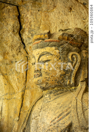 臼杵石仏の大日如来像 臼杵石仏の大日如来像 109360864