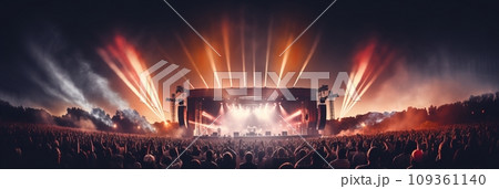 A big pop concert or festival A big pop concert or festival 109361140