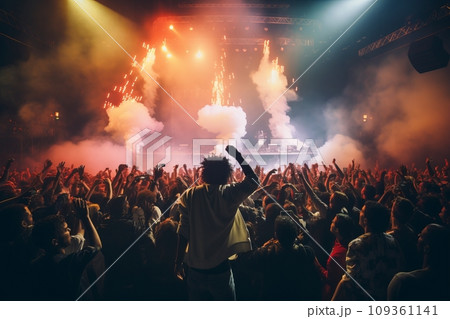 A big pop concert or festival 109361141