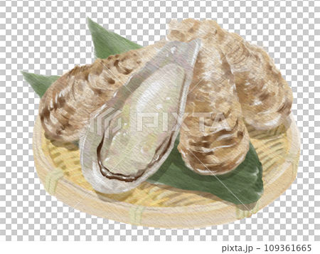 Watercolor oysters 01_2 Watercolor oysters 01_2 109361665