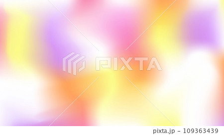 Pastel blue yellow pink violet banner. Tender wedding invitation print cover. Orange white purple color background media post, wallpaper presentation. Rainbow template wallpaper for app ads web card. 109363439
