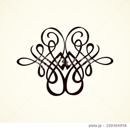 Vignette. Vector drawing 109364956