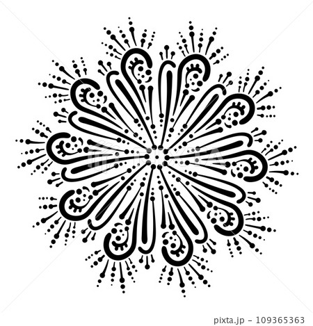 Abstract doodle graphic ornament. Vector illustration. Abstract doodle graphic ornament. Vector illustration. 109365363